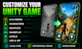 reskin customize and modify your existing unity game