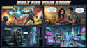 illustrate webtoon comic book pages from your script