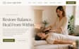 design squarespace reiki energy healer holistic website