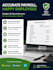 do UK payroll, paye, hmrc rti submissions and payslips