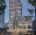 render 3d house construction plan,high rise residential complex elevation design