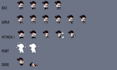 do pixel art animation, pixel art sprite sheet, pixel animation character design