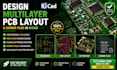 design multilayer pcb layout and gerber files in kicad