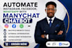 automate instagram facebook whatsapp with manychat chatbot