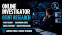 do osint investigation, people search, and background check