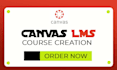 design and build your canvas lms course