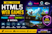 create HTML5 games using pixijis phaser 3 mugen engine construct 3 webgl game