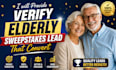 find profitable sweep leads and mega million lead generation