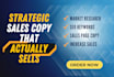write strategic website copy for better conversions