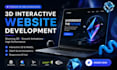 interactive 3d animated website wordpress 3d spline animation threejs gsap webgl