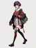 draw an anime illustration, character illustration