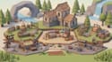 create stylized low poly 3d game props and assets