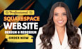 squarespace website design squarespace website redesign squarespace landing page