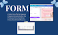 design a modern and professional form in canva