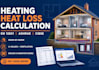 do heat loss, heating load, uvalue, and hvac sizing calculation