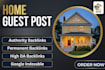 do home improvement guest posts and backlinks