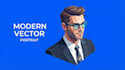 draw high quality vector portraits