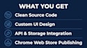 develop a custom chrome extension by javascript manifest v3