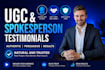 create authentic ugc testimonial and spokeperson video ads