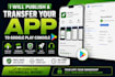 publish and transfer app to google play console