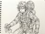 sketch any anime characters for you
