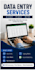 do accurate data entry ,