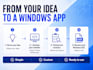 develop a custom csharp desktop application for windows