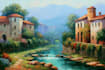 landscape oil painting art