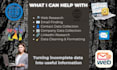 do company data enrichment and web research