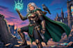 create an amazing superhero or fantasy comic illustration