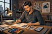 draw comic book illustration, comic book artist, comic graphic novel comic strip