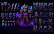create custom minecraft 3d models, blockbench, animations, textures and rigging