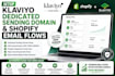 setup klaviyo dedicated sending domain and shopify email flows