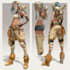 design epic mech warriors and futuristic robot characters
