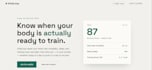 design a clean, modern web app UI like vitalloop