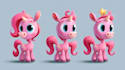 cute custom pony characters in my style