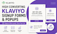 create high converting klaviyo signup forms and popups for ecommerce