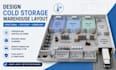 design cold storage warehouse layout functional space planning