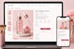 develop a modern cosmetics website