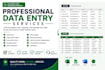 do accurate data entry, copypaste, excel and web data entry