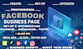 create and setup facebook business page