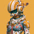draw amazing character mecha robot illustration
