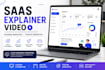 create saas explainer video for business marketing and startup promotion
