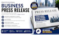 write a professional business press release for your company