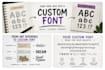 make a custom font for your brand or project