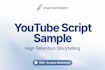 write viral youtube script with strong hook
