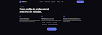 create a professional personal website from your CV
