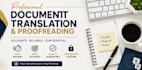 accurately translate and proofread documents with fast delivery