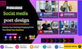 design attractive social media posts using canva