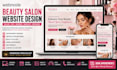 do webnode beauty salon website design spa barber makeup booking appointment